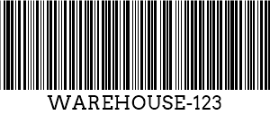 รหัส 39 barcode example